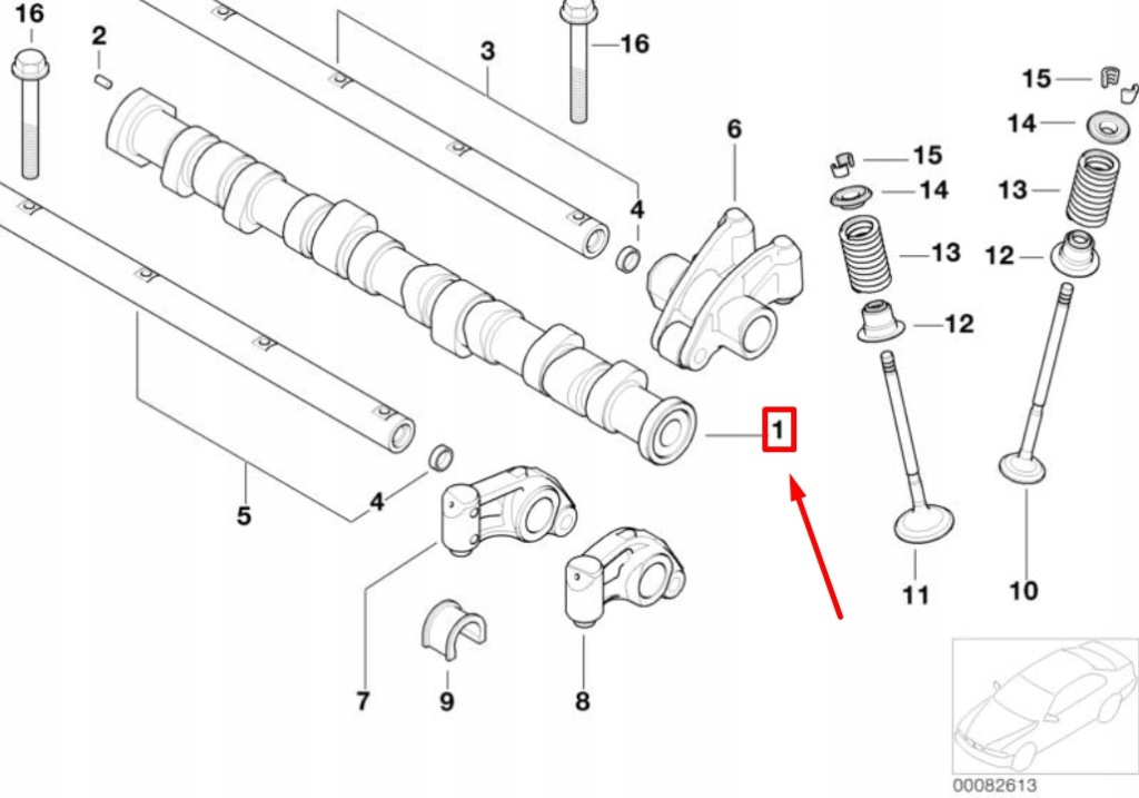 фото №5, Mini cabrio r52 двигун розподільний вал 11311485827 1485827