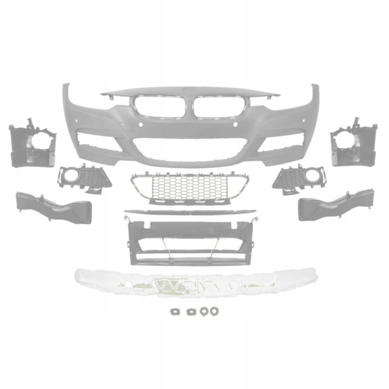 фото №1, Бампер bmw 3 11.11-06.19 белый
