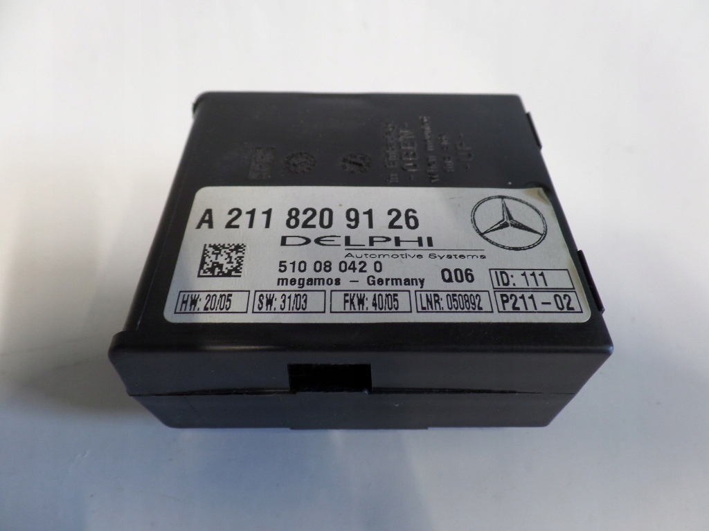 фото №1, Mercedes clk w209 модуль сигнализация a2118209126