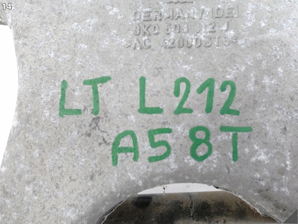 фото №15, Audi a5 8t0 b8 lift 11-16 поворотний кулак важелі привідний вал ступиця права задня 14km