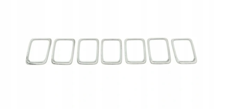 фото №1, 2017 2019 2021 jeep compass compas решётка радиатора решётки хром