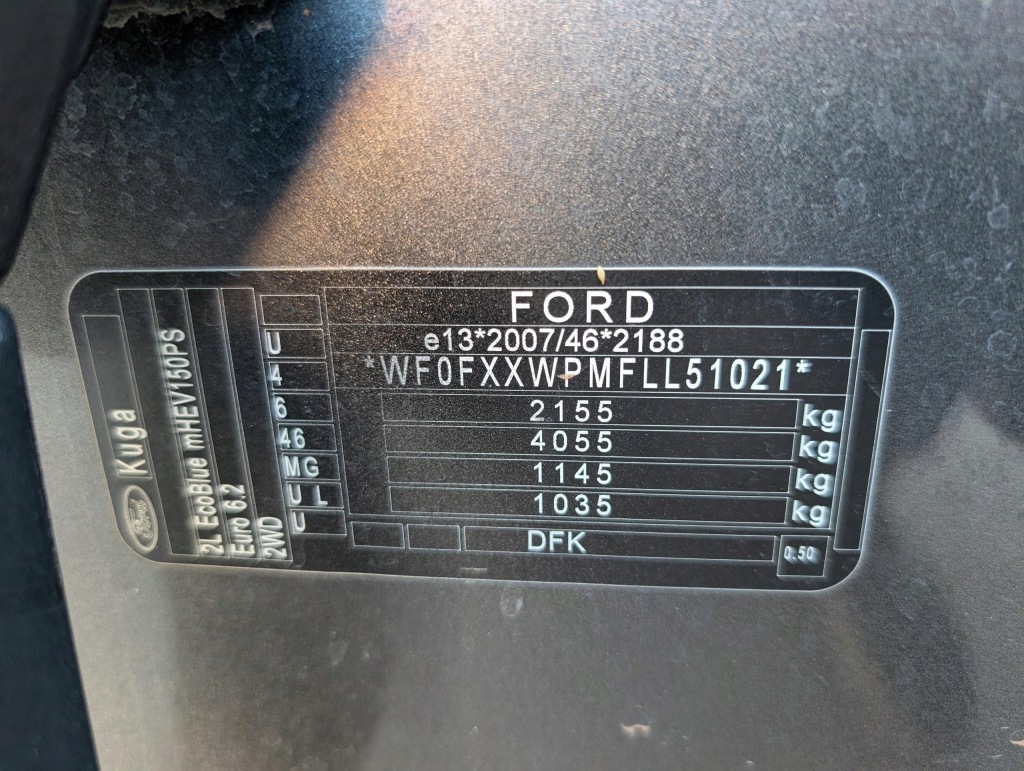 Двигун комплектний  форсунки турбіна ford kuga mk3 2.0 tdci ecoblue yldc Недорого