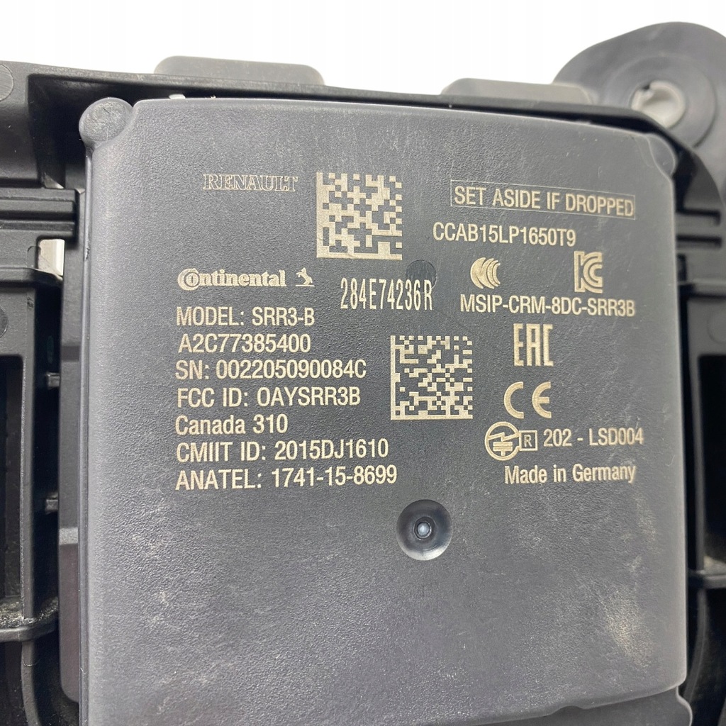 фото №9, Радар поперечина megane iv espace v clio captur arkana