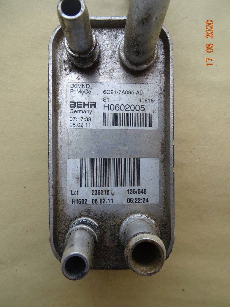 фото №1, Ford s-max galaxy mk3 2.0 tdci радиатор масла