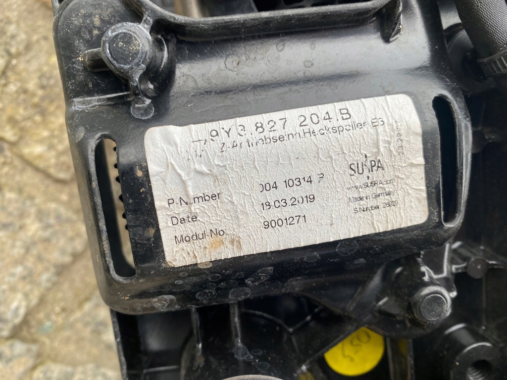 фото №12, Porsche cayenne coupe 9y3 спойлер спойлер крышки задняя 9y3827204b оригинал