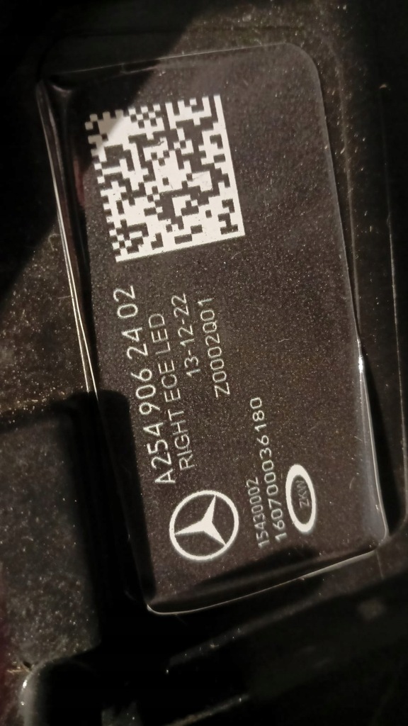 фото №9, Mercedes glc 254 x254 лампа перед правая nowa комплектная eu a2549062402 nowa