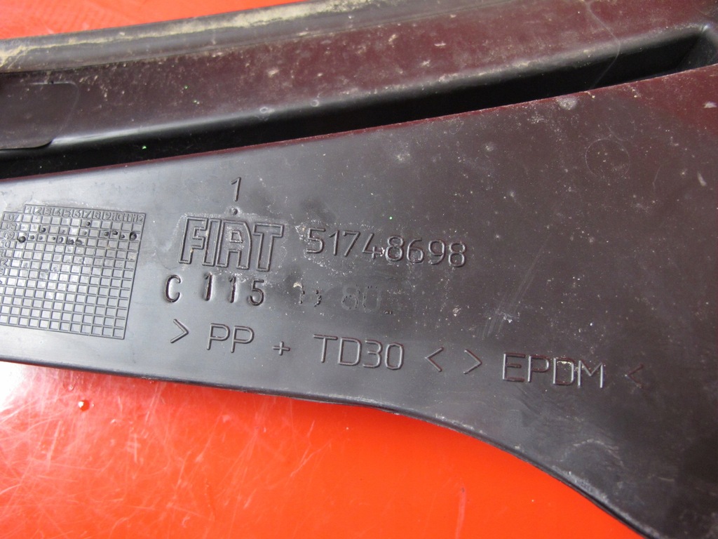 фото №8, Fiat grande punto жабо пластиковий верхній eu