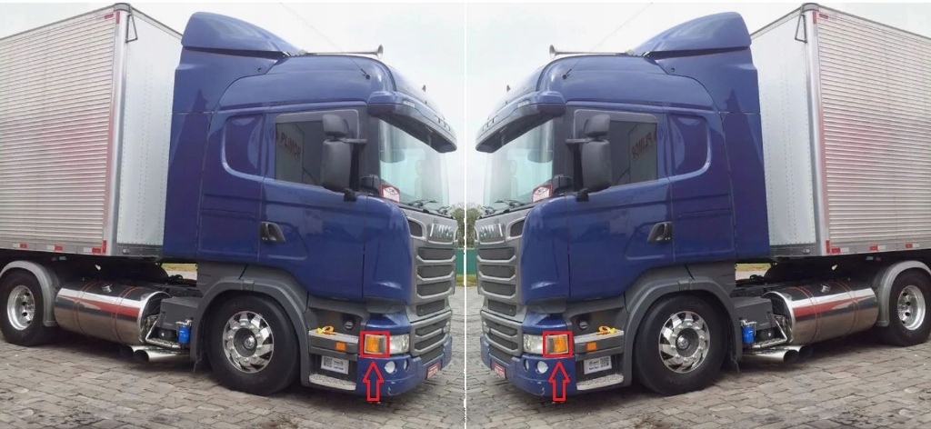 фото №2, Поворотник led сторона лівий правий перед do scania seria p g r t 2009-