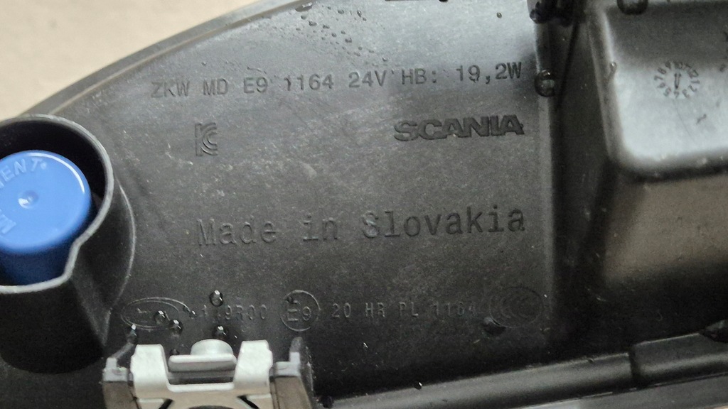 фото №13, Протитуманна фара лампа dalekosiężna права scania r s g nowe modele оригінальний номер 2948554 nowa !