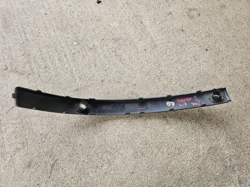 фото №9, Volkswagen sharan i молдинг бампера ліва перед pod pdc 7m3807717d