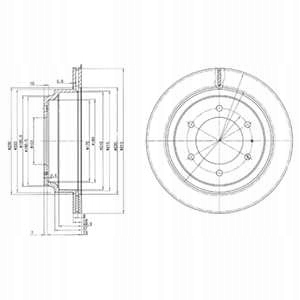 фото №3, Тормозные диски тормозные колодки задняя delphi opel frontera a
