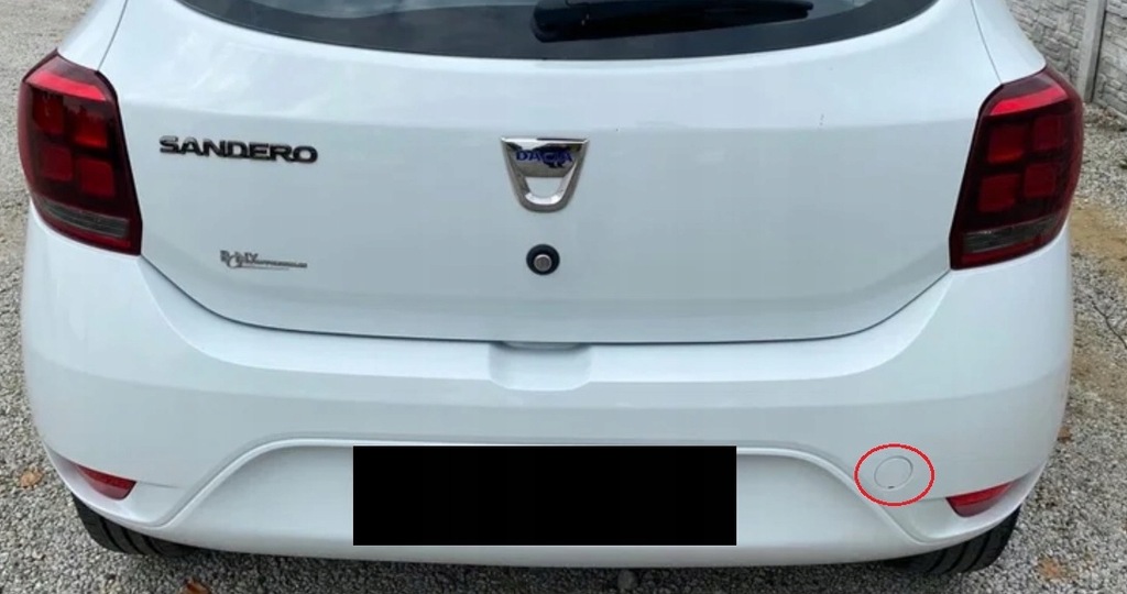 фото №10, Dacia sandero ii lift 2016-2020 заглушка фаркоп задняя оригинал