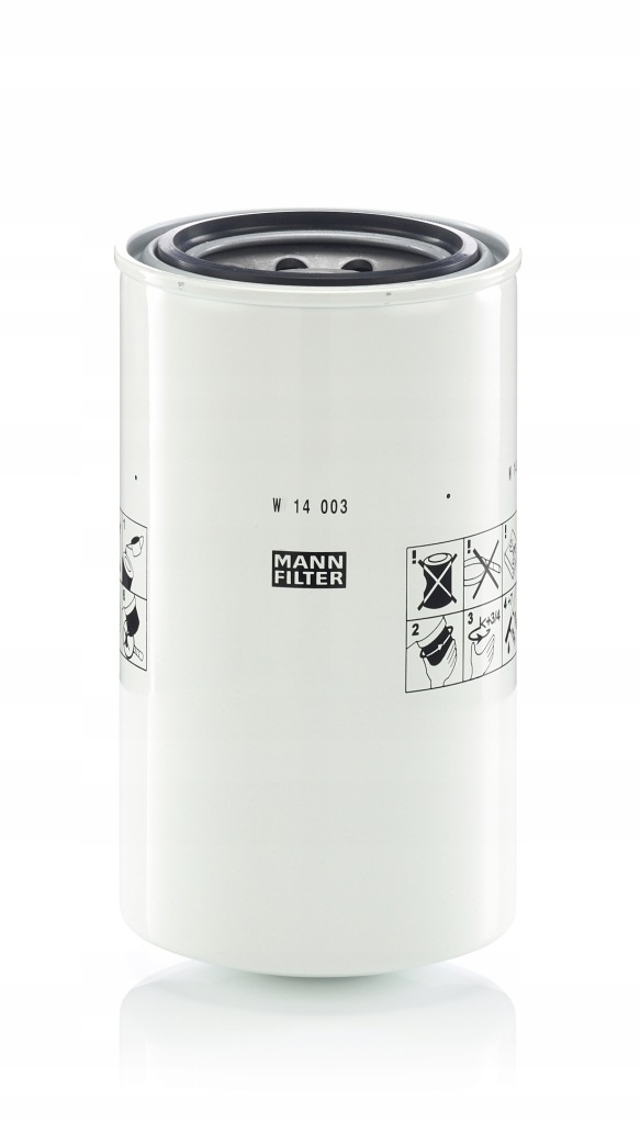 Купити Фільтр оливи do коробки передач case-ih, new holland, mann-filter w14003
