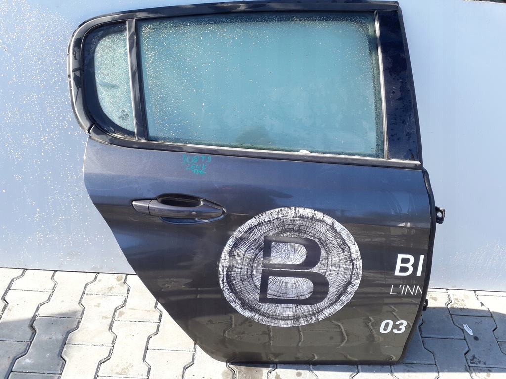 фото №1, Peugeot 308 t9 дверь левый задняя