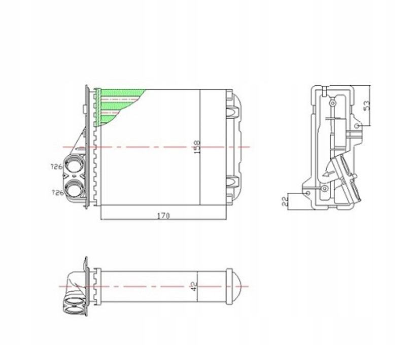 фото №1, Отопитель renault dacia sandero 2008- 6001547484