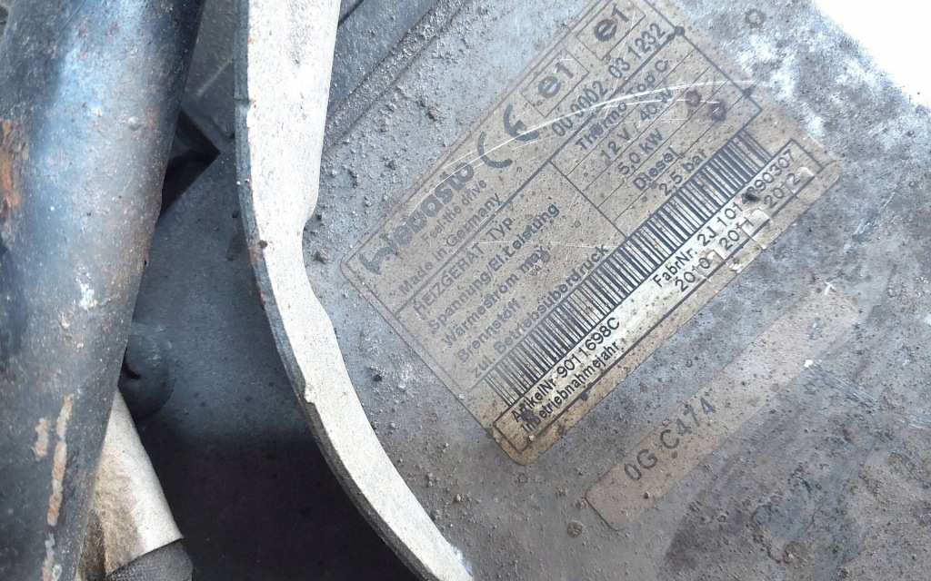 2010 peugeot boxer обогреватель стояночный webasto 9011698c Недорого