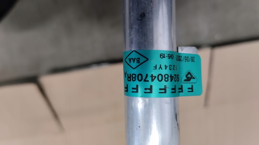 фото №6, Wąż шланг трубка кондиционера renault clio v 1.0 tce 924804708r