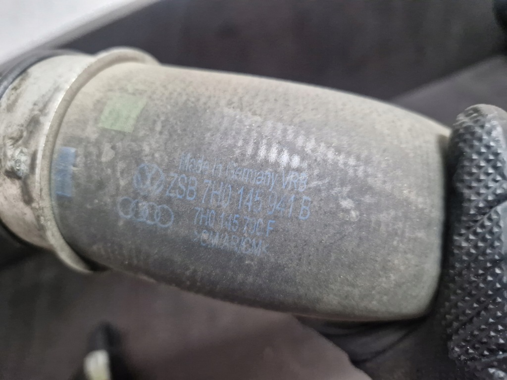 фото №4, Труба шланг інтеркулер vw transporter t5 2.5