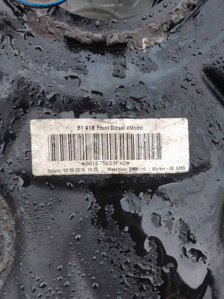 фото №8, Audi a4 b9 дизель bak бак топлива 8w0201021bp