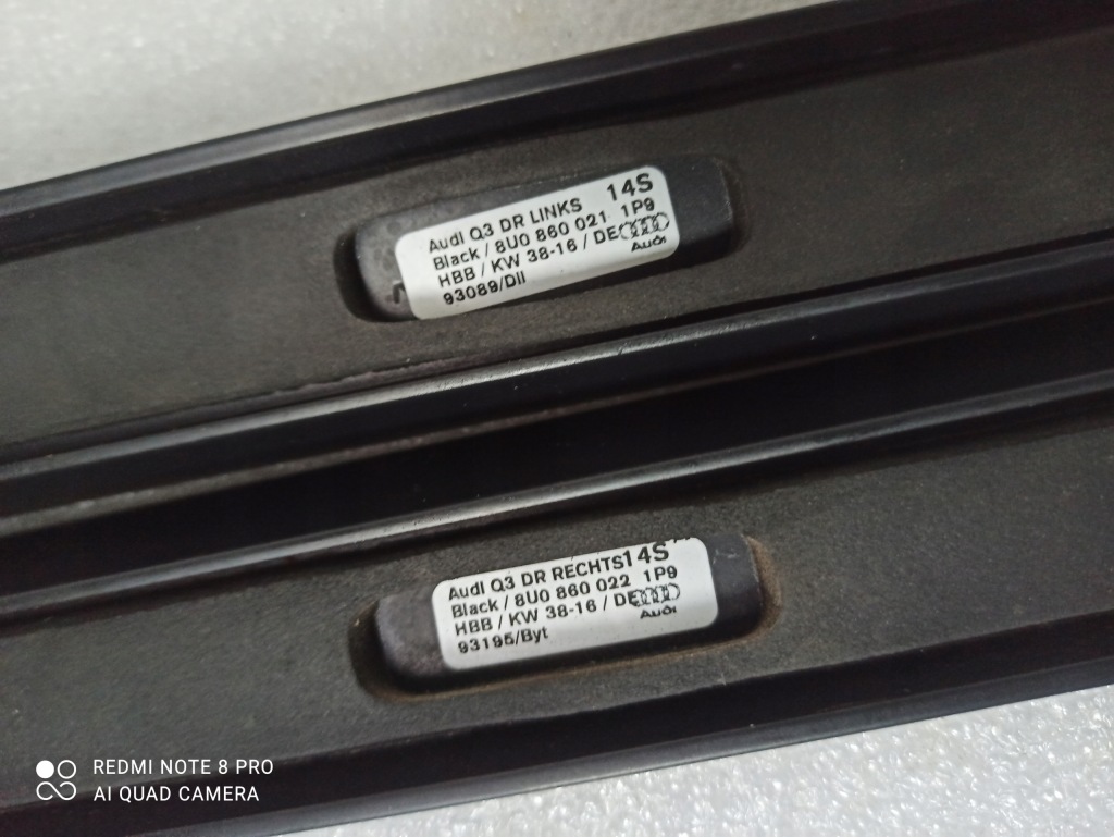 Рейлинги кровельные комплект audi q3 sq3 8u0860021 /022 в Украине