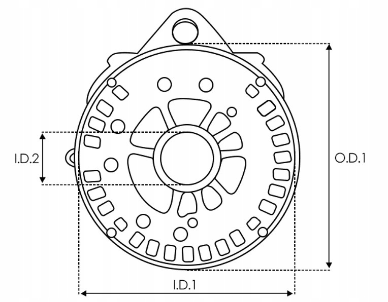 фото №11, Задня корпус генератора as-pl