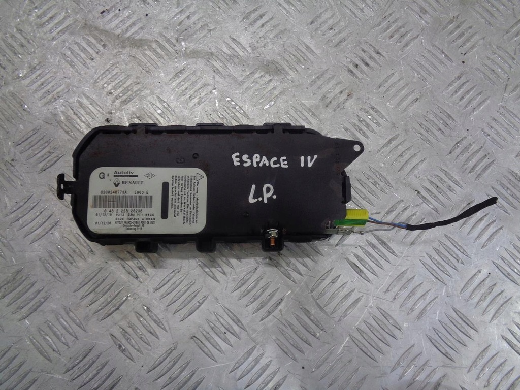 фото №1, Подушка подушка безпеки сидіння ліва renault espace 4 iv lift 2006- 8200240773a