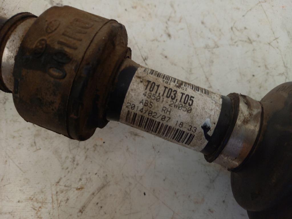 фото №4, Приводной вал правый перед hyundai santa fe iii 2012- 2.2 crdi автоматическая коробка передач 4wd