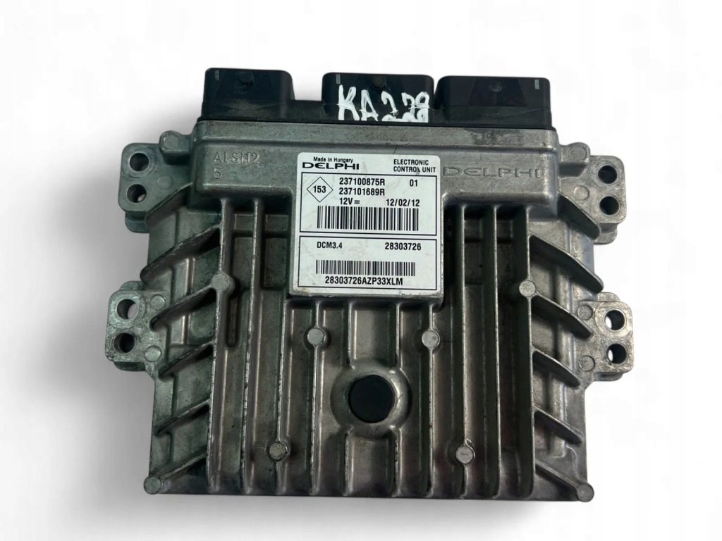 фото №1, Блок керуючий двигуна ecu renault clio iii br0/1, cr0/1 237101689r