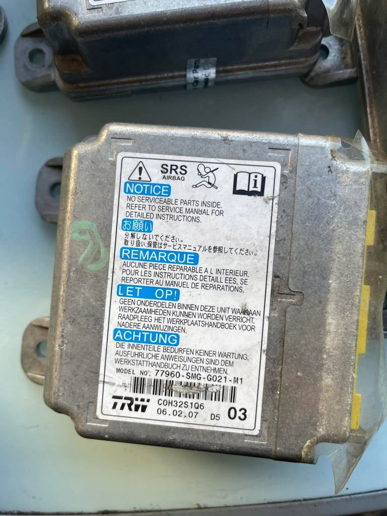 фото №1, Civic viii датчик модуль подушка безпеки 77960-smg-g021-m1