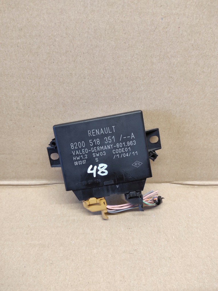 фото №1, Модуль блок управления парковки pdc renault scenic ii lift grand 8200518351