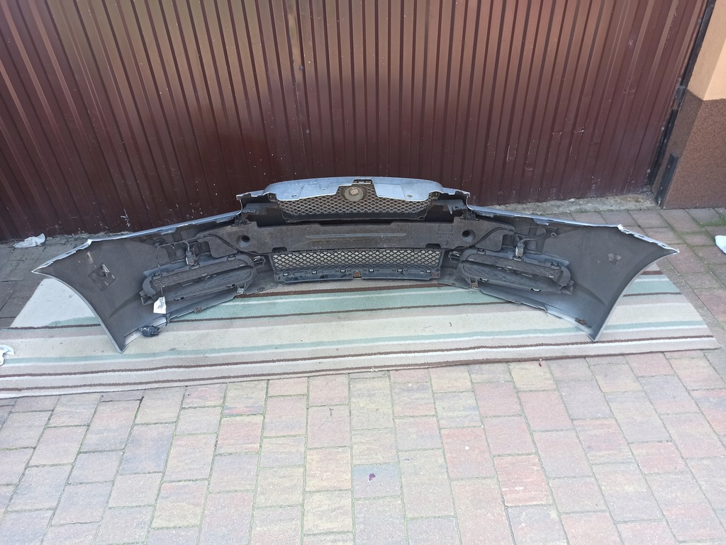 фото №10, Бампер перед jaguar xf x250 сріблястий 07-11r