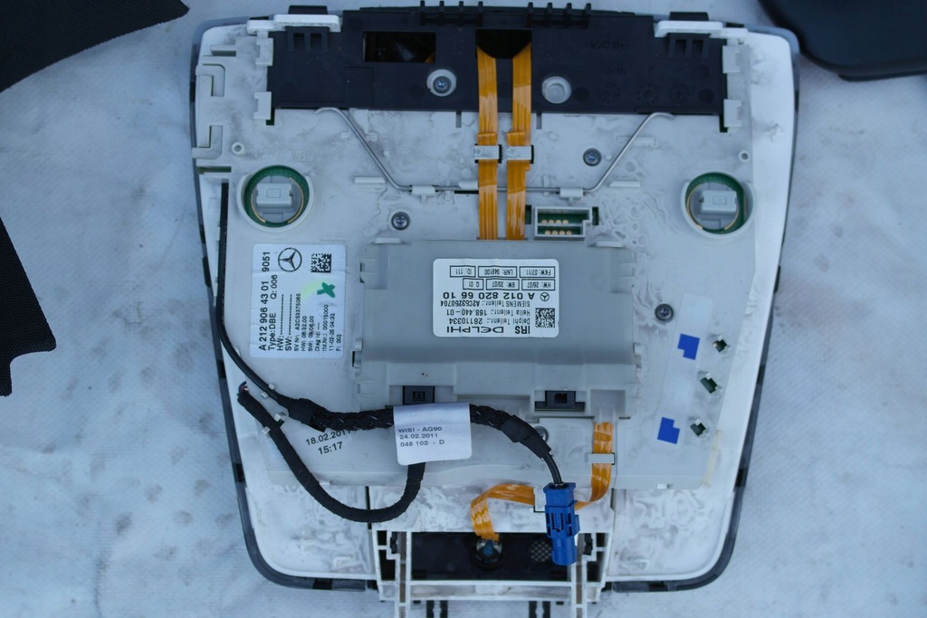 фото №9, Mercedes-benz e w212 2011 стельовий стеля czarna комплектна