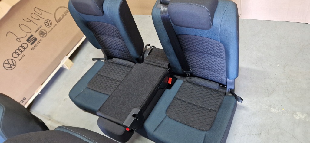 фото №10, Сидіння заднє сидіння vw golf sportsvan jak nowe підігрів оригінал