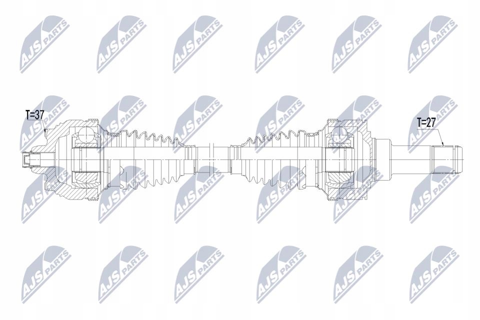 Купити Nty привідний вал bmw x3 xdrive30i 17-/tylna, права, 8atm/