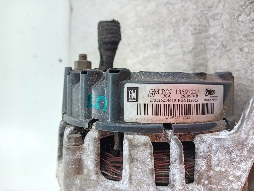 Генератор opel zafira c fl 13597227 fgn12s065 1.4 16v Киев