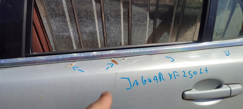 фото №16, Дверь левый задняя левая задние jaguar xf x250 mee