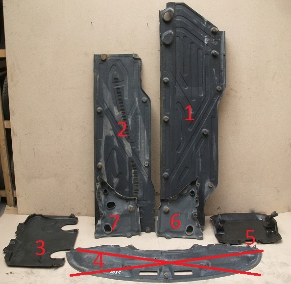 фото №1, Защита pod двигатель коробка передач mercedes w220 s klasa