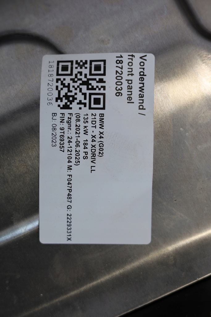 фото №7, Перед bmw x3 g01 x4 g02 lci lift капот бампер крыло led m-pakiet 475