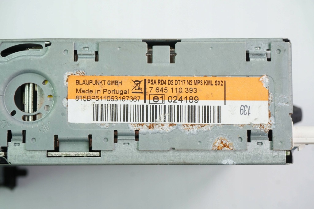 фото №8, Радио считыватель cd peugeot 407 9660647677