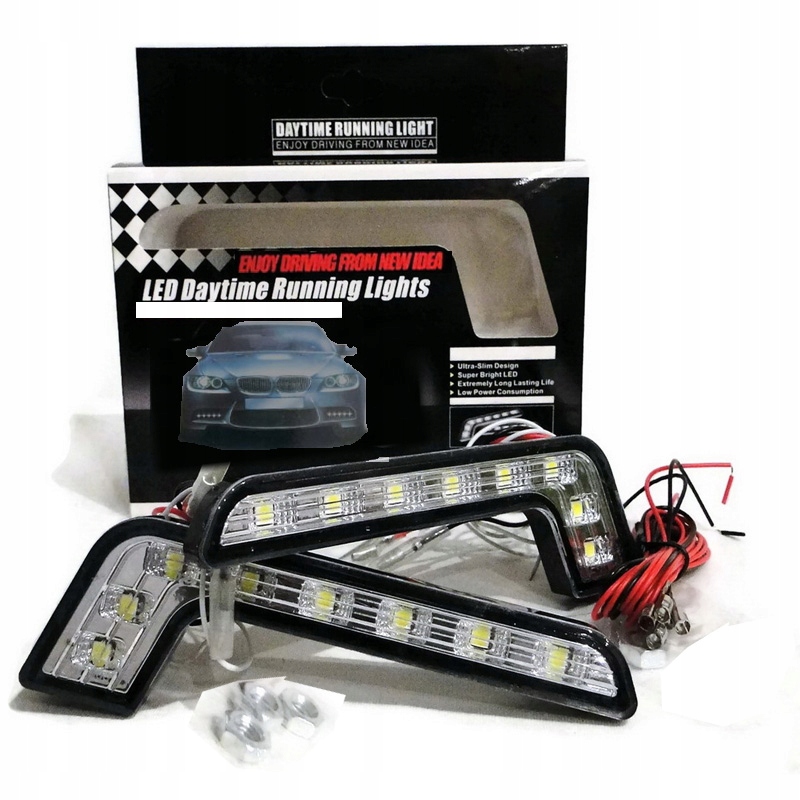 Купить Mocne свет к движение dziennej led mercedes черный