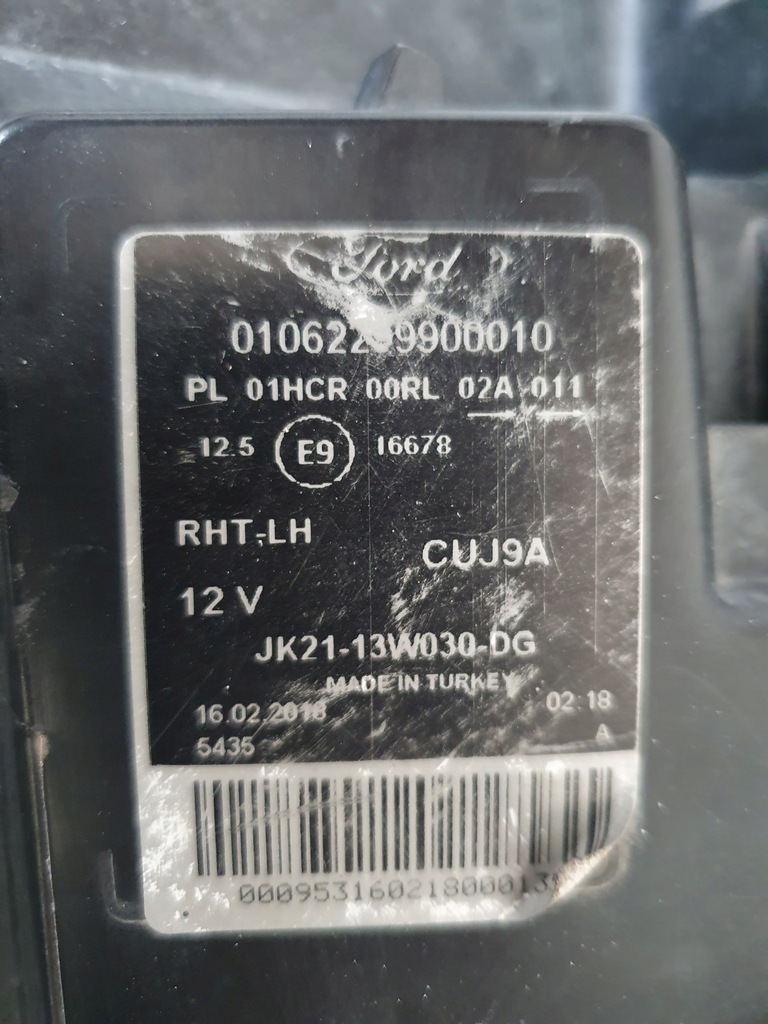 фото №14, Ford transit custom lift лінза led лампа права ліва перед передня