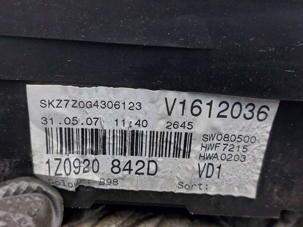 фото №10, Набор стартовый skoda octavia ii 1.9 tdi 03g906021lb 3c0937049aj