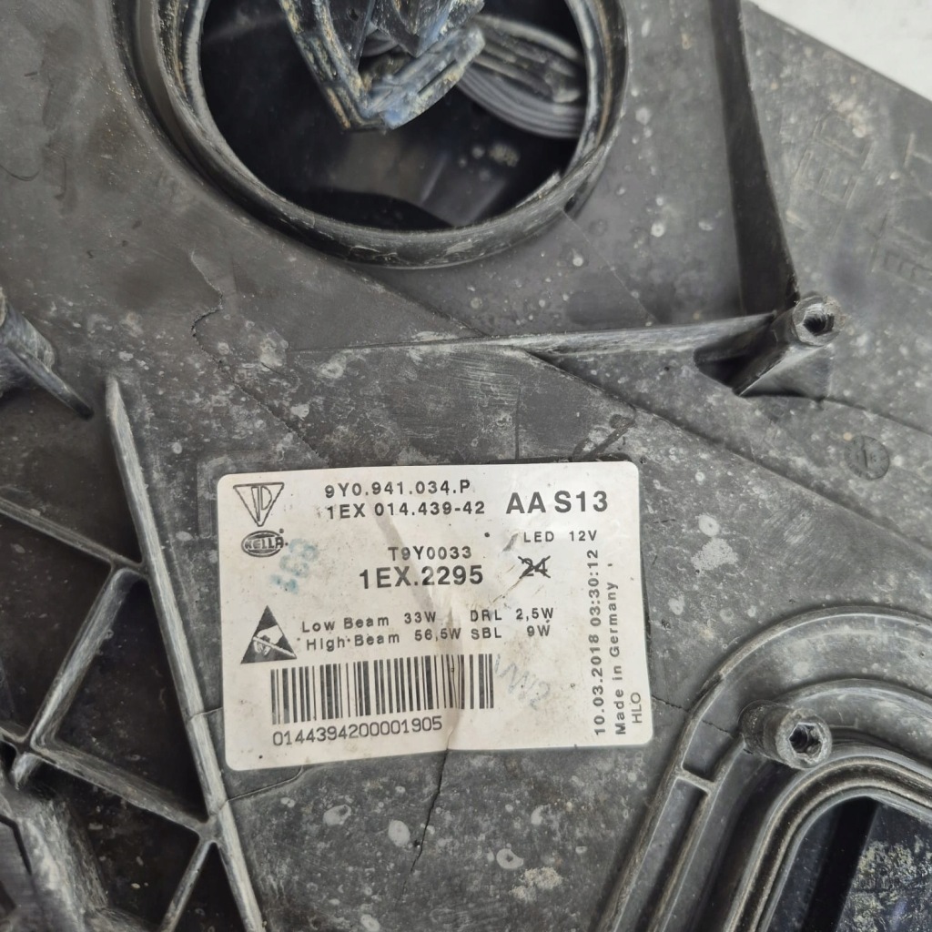 Porsche cayenne 3 9y0 фара правый  перед передняя full led на запчасти в Украине