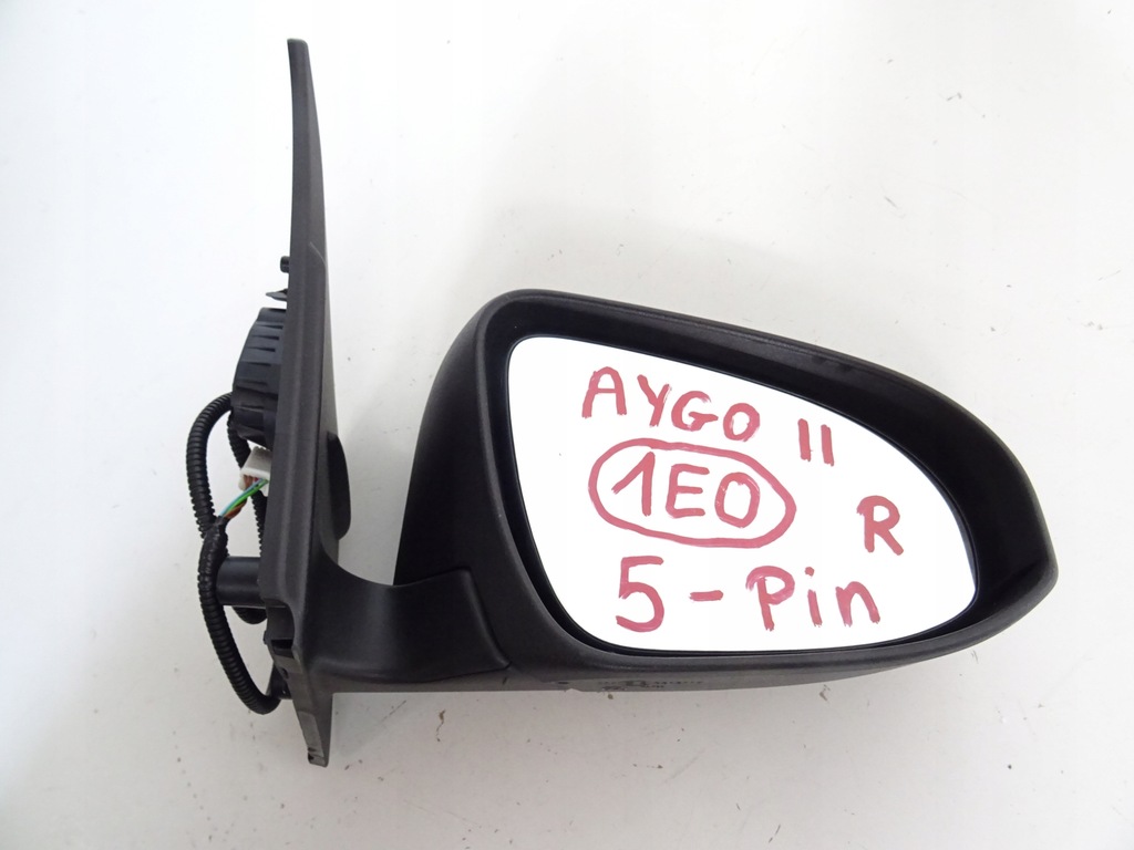 фото №14, Toyota aygo ii зеркало правое 1e0 5pin