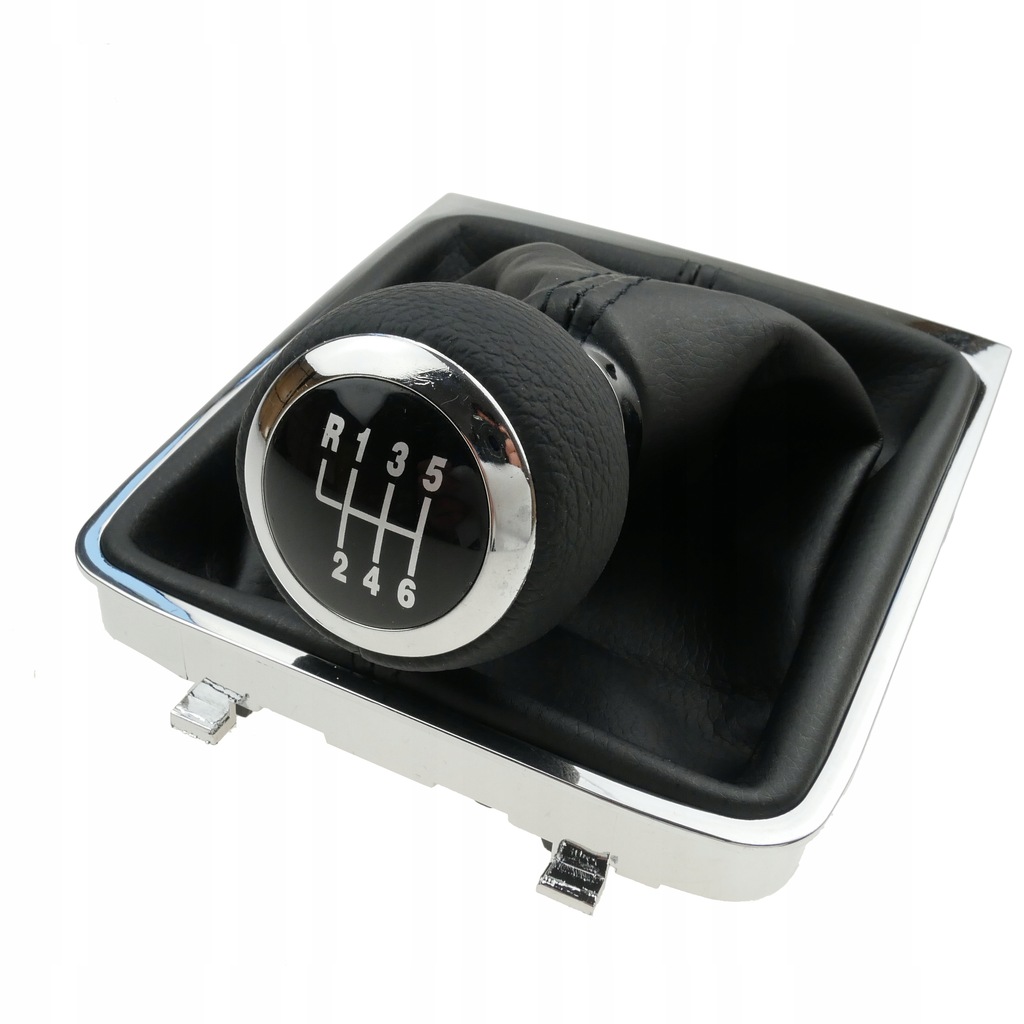 фото №10, Ручка чохол важіль передач vw passat b6 6 передача black