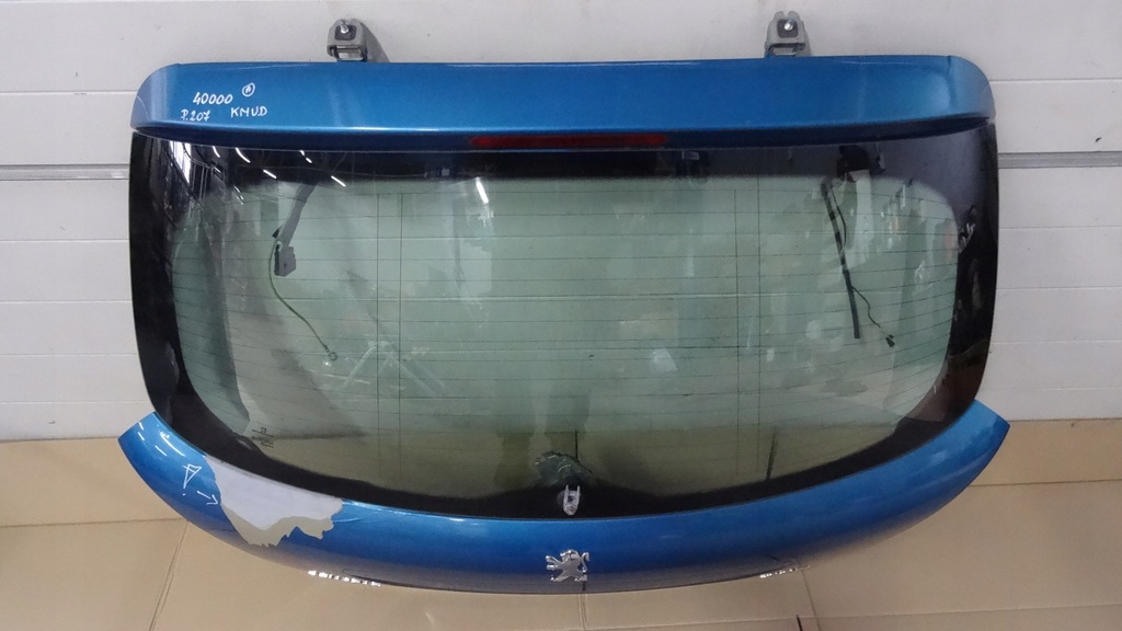 фото №1, Peugeot 207 кришка багажника задня задня hb kmud