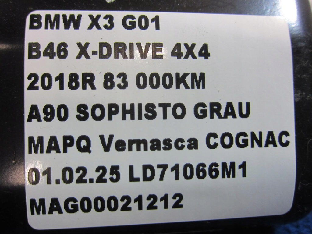 фото №9, Bmw x3 g01 g02 x4 подушка колінна права usa 79363844 оригінал 72129363844