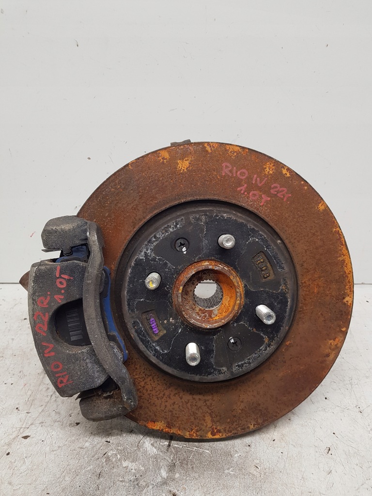 фото №7, Kia rio iv stonic lift 1.0 t-gdi поворотний кулак супорт ступиця лівий перед 2022r