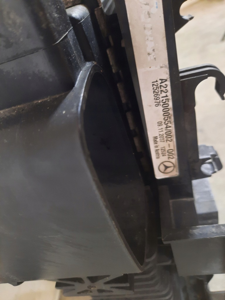 фото №4, Комплект радіатор вентилятор mercedes s w221 420cdi