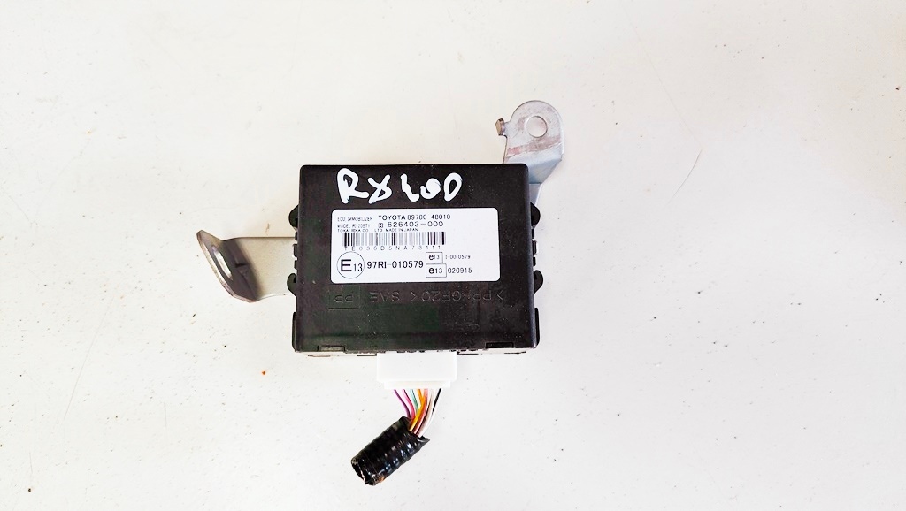 фото №2, Lexus rx ii 400h 03- модуль иммобилайзера